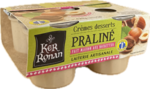 ker ronan cremes desserts praline noisettes anjou pack 1