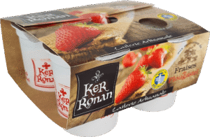 ker ronan yaourt lait entier fraises de plougastel pack