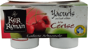 ker ronan yaourts lait entier cerise pack front