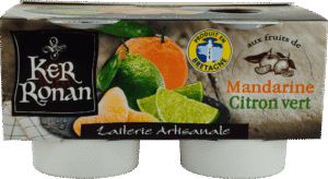 ker ronan yaourts lait entier mandarine citron vert pack front