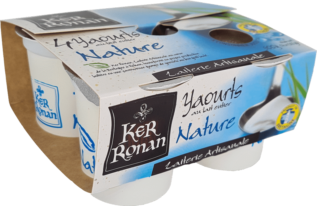 ker ronan yaourts lait entier nature pack