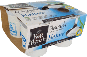 ker ronan yaourts lait entier nature pack