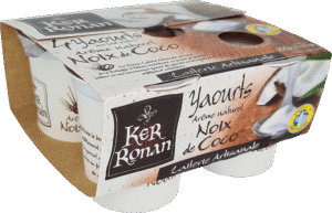 ker ronan yaourts lait entier noix de coco pack