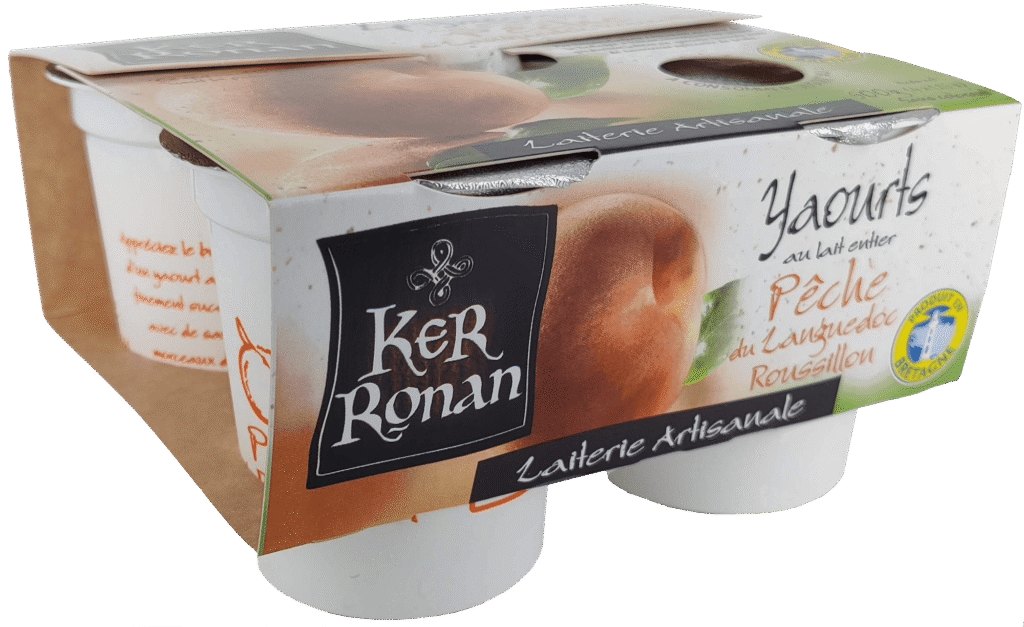 ker ronan yaourts lait entier peche du languedoc roussillon pack