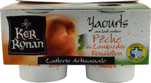 ker ronan yaourts lait entier peche du languedoc roussillon pack front