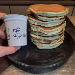 pancakes myrtille
