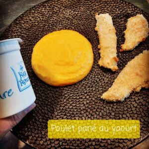 poulet pane yaourt