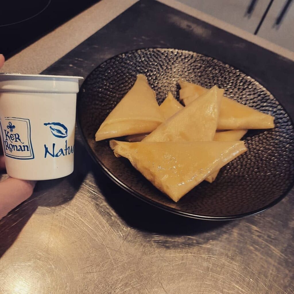 samoussas poulet yaourt